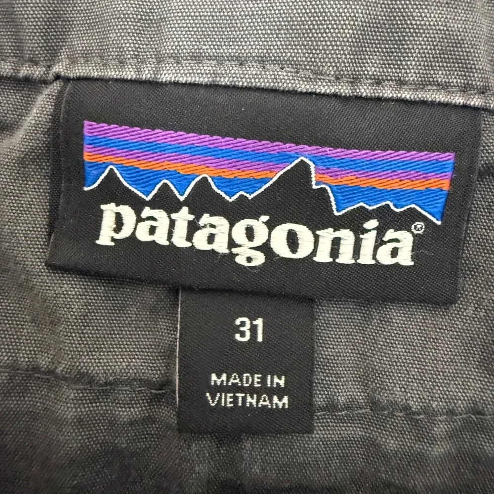 Patagonia Mens Venga Rock Pant Grey Organic Cotton Climbing Hiking 31x32 Outdoor